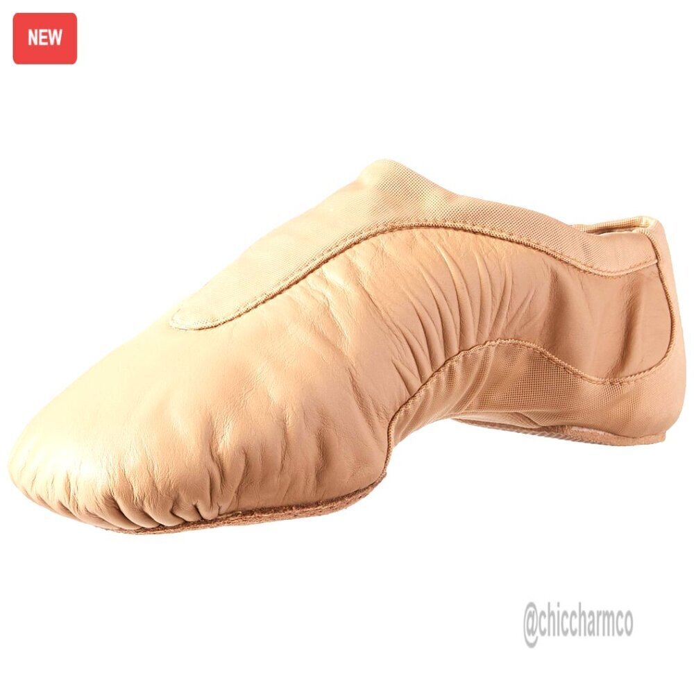 Women's Ballet Dance Shoes, Arch Hugging Neoprene, Split Sole, Suede Front